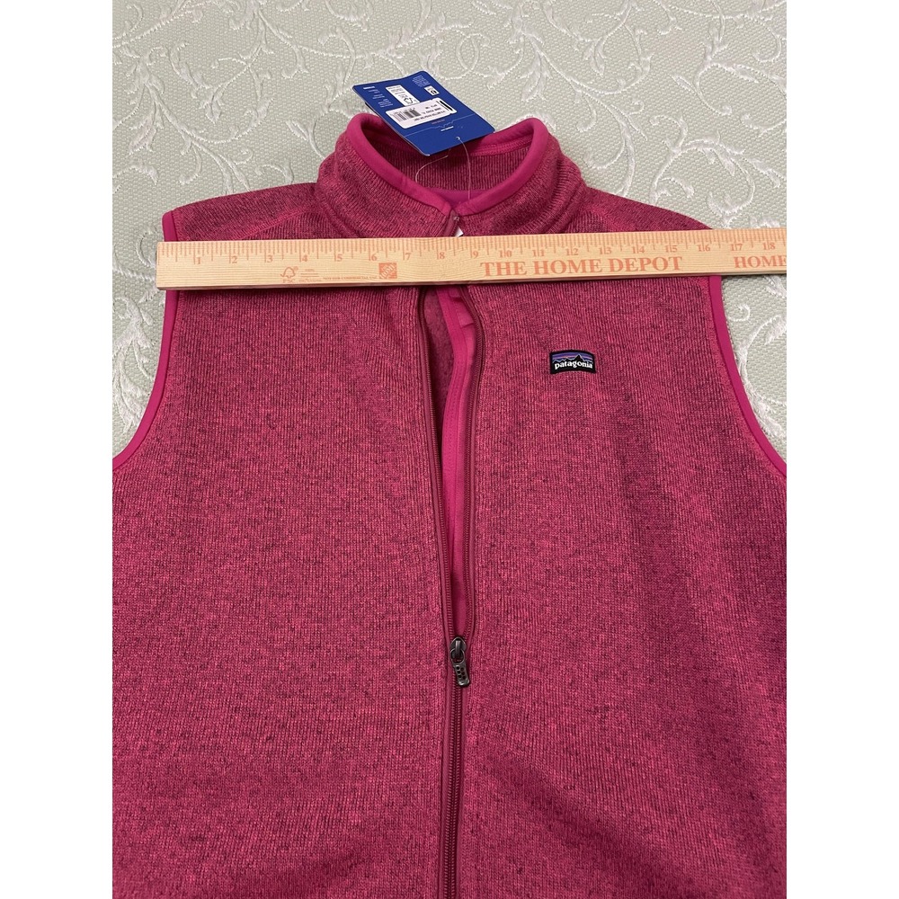 Patagonia Better Sweater Vest Womens XL Pink Full Zip Fleece Slim Fit Outdoor - Picture 8 of 16